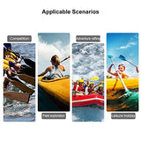 2-Piece Telescopic Boat Paddle Set with Plastic Blades and Aluminum Alloy Shafts, Adjustable Oars for Kayaking, Rafting and Canoeing