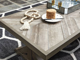 Outdoor Beachcroft Rectangular Cocktail Table by Ashley, Beige Finish