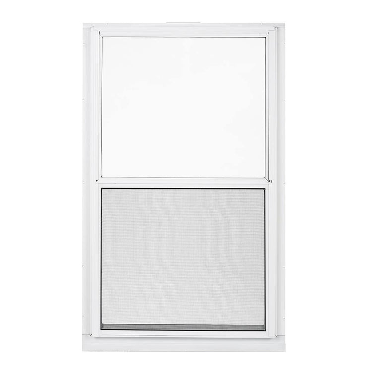 Larson 32 in. x 47 in. Aluminum Storm Window with 2-Track Single-Hung Design