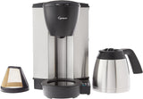 Capresso 485.05 MT600 Plus Programmable Coffee Maker with 10-Cup Capacity, Thermal Carafe and Black Finish