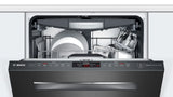 Bosch 800 Series Built-In Dishwasher, 24-Inch Top Control Design with CrystalDry, Third Rack, Stainless Steel Tub and 42 dBA Operation, Black Stainless Steel