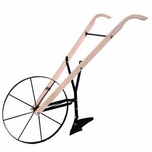 Walk-Behind High-Wheel Cultivator for Lawn and Garden Use, Featuring a 24 in. Wheel