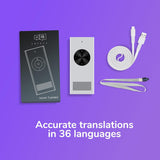 Muama Enence Portable Two-Way Translator with Real-Time Translation in 36 Languages for Travel, Business and Language Learning