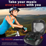 TBI Pro PowerPro5989 Wireless Bluetooth Earbuds with Microphone, Black