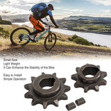 Carbon Steel Pocket Bike Gear Kit with 9T and 11T Pinion Sprockets, Universal Front and Rear Motor Freewheel Chain Wheels
