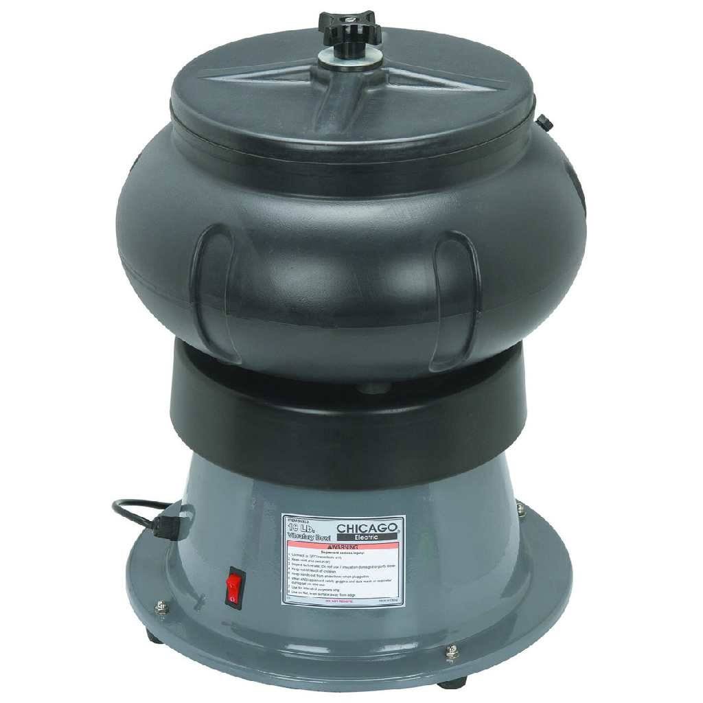 Chicago Electric Metal Vibratory Tumbler with 18 lb. Capacity