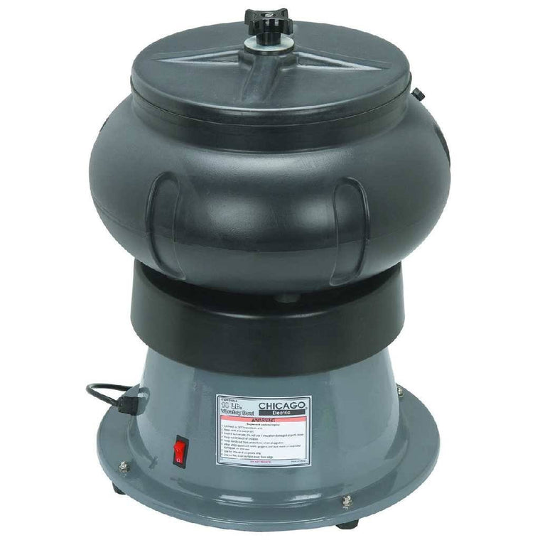 Chicago Electric Metal Vibratory Tumbler with 18 lb. Capacity