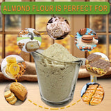 Divine Organics 16 oz Organic Almond Flour, Powdered Gluten-Free Non-GMO Baking Ingredient with Low Glycemic Profile
