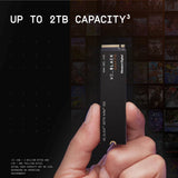 WD_BLACK 1TB SN770 Gen4 PCIe NVMe Gaming SSD with M.2 2280 Form Factor, Up to 5,150 MB/s, WDS100T3X0E