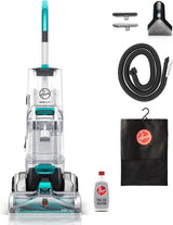 Hoover SmartWash+ Automatic Carpet and Upholstery Cleaner, Deep-Cleaning Shampooer with Carpet Deodorizer and Pet Stain Remover, FH52000, Turquoise