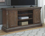 Charmond Extra-Large TV Stand by Ashley Furniture with Integrated Fireplace