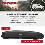 Yakima SkyBox NX XL 18-Cubic-Foot Rooftop Cargo Carrier with Hard Shell, SKS Lock, and Black Finish