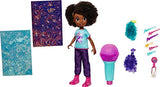 Mattel Karma’s World Shine ’N Style Doll Playset with Microphone, Hair Styling Tool and Accessories, 75+ Pieces