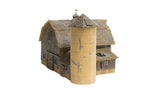 Woodland Scenics HO Old Weathered Barn, Built and Ready, BR5038
