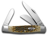 Case Large Stockman Pocket Knife with Amber Bone Handle
