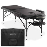 Portable Professional Massage Table with Folding Bi-Fold Design and Aluminum Legs