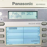 Panasonic KX-FHD331 Plain-Paper Fax and Copy Machine with Caller ID, Black