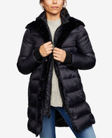 A Pea in the Pod Quilted Puffer Maternity Jacket, Size M