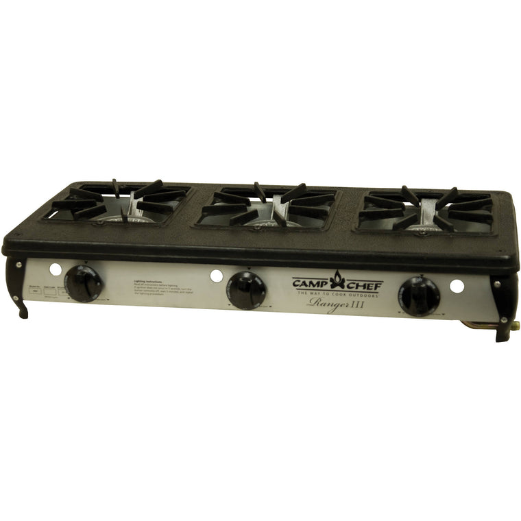 Camp Chef Ranger III Outdoor Stove with 3 Burners