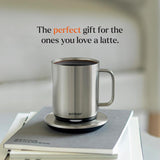 Ember Temperature Control Smart Mug 2, 14 Oz App-Controlled Heated Coffee Cup with Improved Design & 80-Minute Battery Life, White