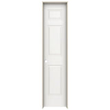 JELD-WEN Colonist Interior Door, 18 in. x 80 in., Right-Hand Prehung Smooth White Painted Solid-Core Molded Composite MDF