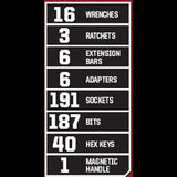 Craftsman 450-Piece Mechanics Tool Set, Featuring Ratchet, Socket and Hand Wrench Tools, 2025