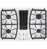 GE Profile PGP9830TJWW 30-Inch Built-In Gas Cooktop with Downdraft Ventilation, White