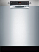 Bosch 800 Series Built-In Dishwasher, 24-Inch Front Control Design with Stainless Steel Tub, Stainless Steel