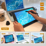 VEIKK VK1200 11.6-Inch Full-Laminated Drawing Tablet with Screen, Tilt-Function Battery-Free Stylus, 6 Shortcut Keys and 8192 Levels of Pen Pressure