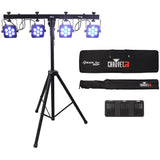 Chauvet DJ 4Bar Tri USB LED Wash Light System for Stage and Event Illumination