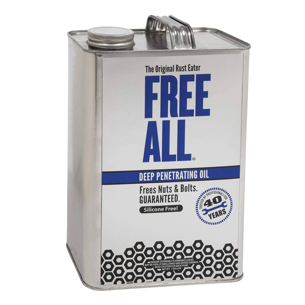 Gasoila Free All Deep-Penetrating Oil, Fa28 Formula in a 1-Gallon Bottle