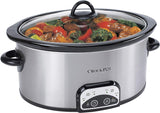 Crock-Pot Smart-Pot Programmable Slow Cooker, 4-Quart Silver