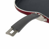 Epicurious 12-Inch Square Griddle in Red