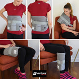 Venture Heat Far Infrared Deep Heating Pad, 36 x 24, Half Length, with 10 Hour Shutoff for Injury Recovery and Pain Relief