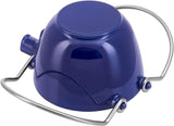 Staub 1-Quart Round Cast Iron Tea Kettle, Basil Green, Made in France