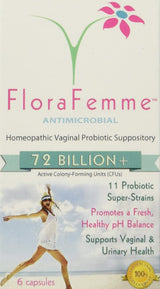 FloraFemme pH-Balanced Vaginal Probiotic Suppositories for Feminine Freshness and Healthy Flora Support