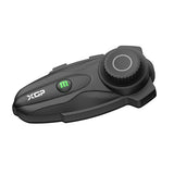 2-Pack V5.2 Motorcycle Bluetooth Headsets with Music Sharing, 2-Way Helmet Communication, IP67 Waterproofing and Hi-FI Speakers for ATV, Snowmobile and Skiing