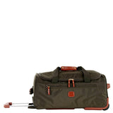 Brics X-Bag 21×22 Carry-On Rolling Duffle Bag in Violet