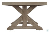 Outdoor Beachcroft Rectangular Cocktail Table by Ashley, Beige Finish