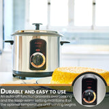 Pars Automatic Persian Rice Cooker, 10-Cup Tahdig Rice Maker for Perfect Rice Crust