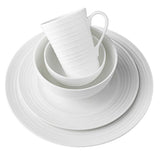 Mikasa Swirl 40-Piece Dinnerware Collection, Crafted from Bone China