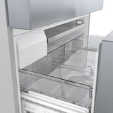 Bosch 800 Series Counter-Depth Smart Refrigerator, 20.5 Cu. Ft. with 4-Door French Door Configuration, Stainless Steel