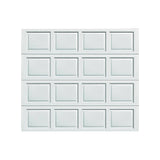 Wayne Dalton 8000 Steel Garage Door, 8 ft W x 7 ft H, White