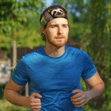 Moisture-Wicking Elastic Exercise Headband for Men and Women with Cute Sloth Pattern, Designed for Running, Gym and Workouts