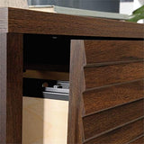 Sauder Englewood Wooden Lateral File Cabinet with 2 Drawers in Spiced Mahogany