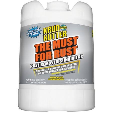 Krud Kutter Rust Remover & Inhibitor, 5-Gallon Biodegradable Liquid Cleaner