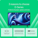 VIZIO D24f-J09 24-Inch D-Series Full HD 1080p Smart TV with Apple AirPlay, Built-In Chromecast and Alexa Compatibility, 2022 Model