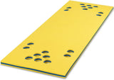 Floating Water Pong Table with Cup Holes, Featuring a 3-Layer Tear-Resistant Foam Pad for Lake and Pool Games