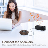 HOTT CD611 Portable CD Player with Stereo Headphones and Anti-Shock Protection for Home, Travel and Car, Wood Grain Finish