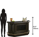 Howard Miller Tivon Wine Cabinets II, Burnished Black